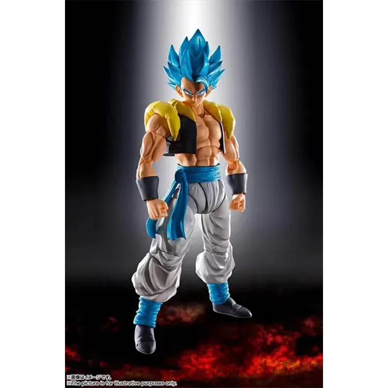 100% Original BANDAI S.H.Figuarts SHF Super Saiyan Gogeta Dragon Ball In Stock Anime Action Collection Figures Model Toys