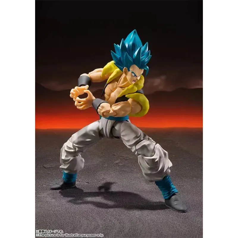 100% Original BANDAI S.H.Figuarts SHF Super Saiyan Gogeta Dragon Ball In Stock Anime Action Collection Figures Model Toys