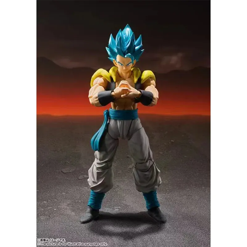 100% Original BANDAI S.H.Figuarts SHF Super Saiyan Gogeta Dragon Ball In Stock Anime Action Collection Figures Model Toys