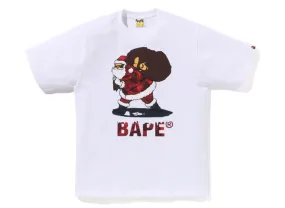 A Bathing Ape Christmas Bape Tee in White