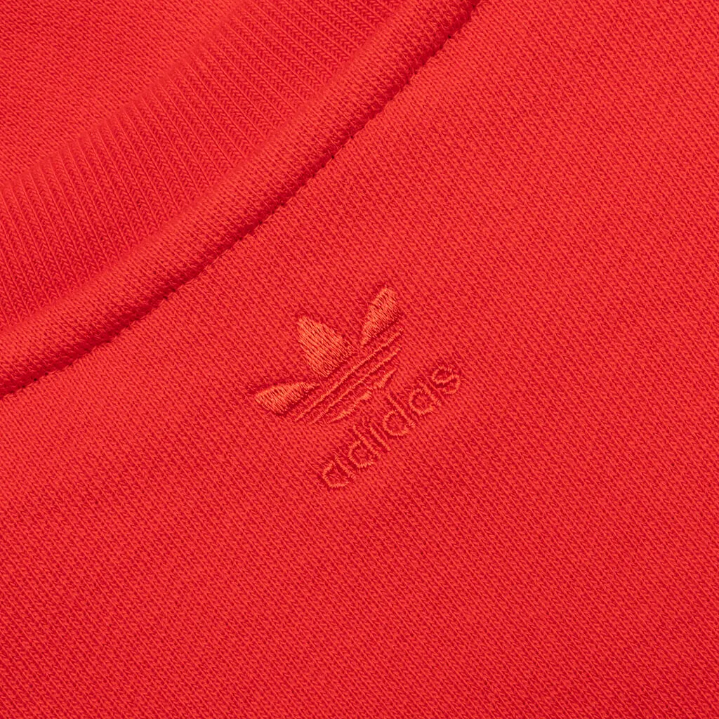 Adidas x Pharrell Williams Basics Crew - Vivid Red