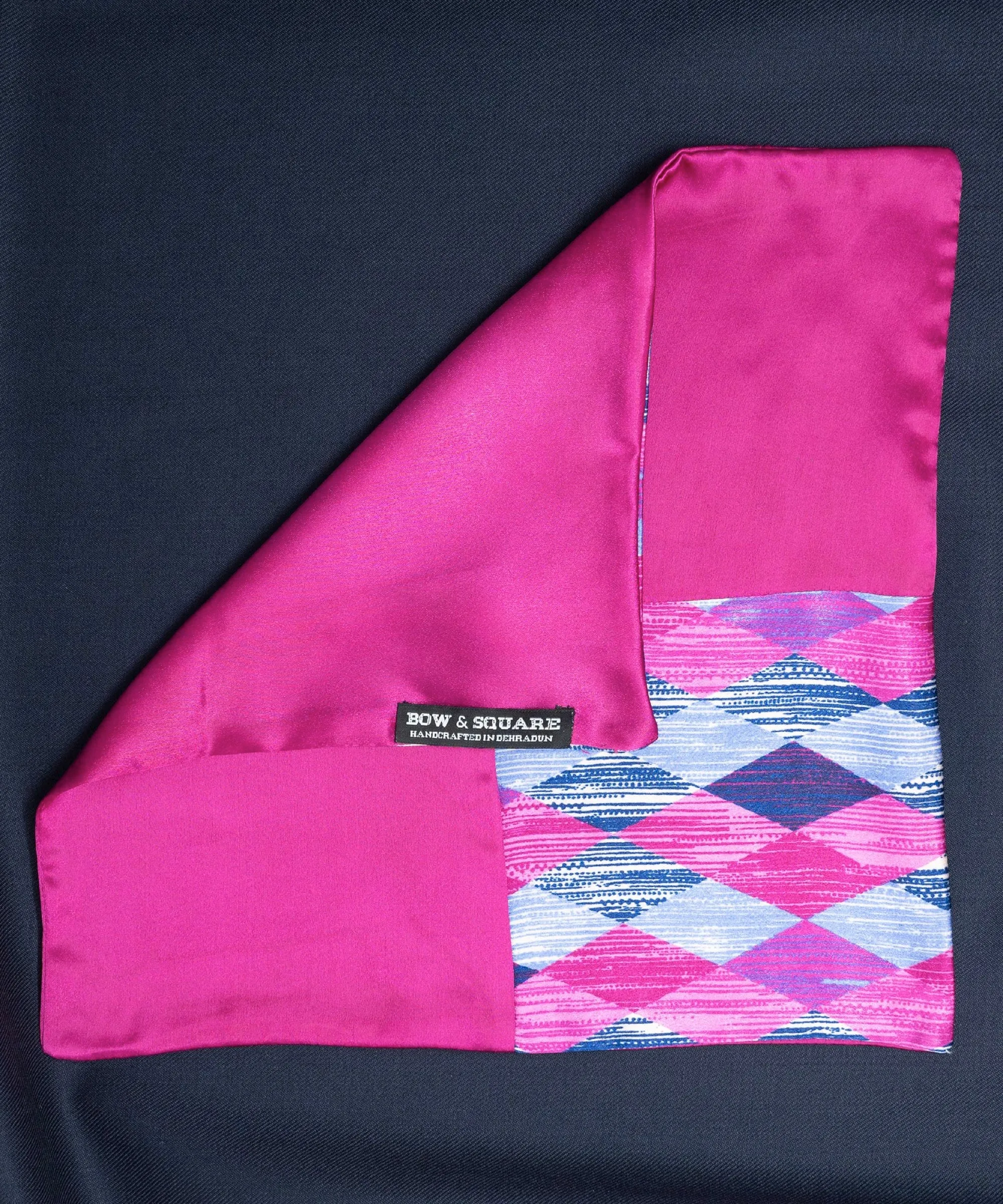 After 8 Pink Pocket Square