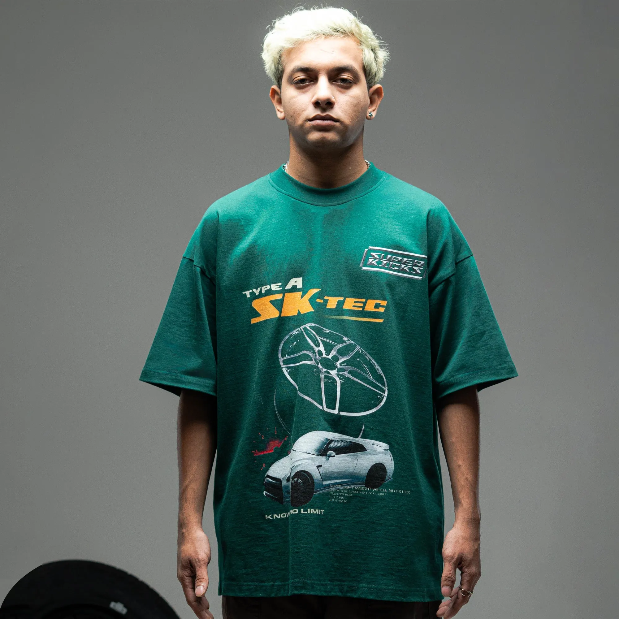 ALLOY WHEELS TEE 'DARK GREEN'