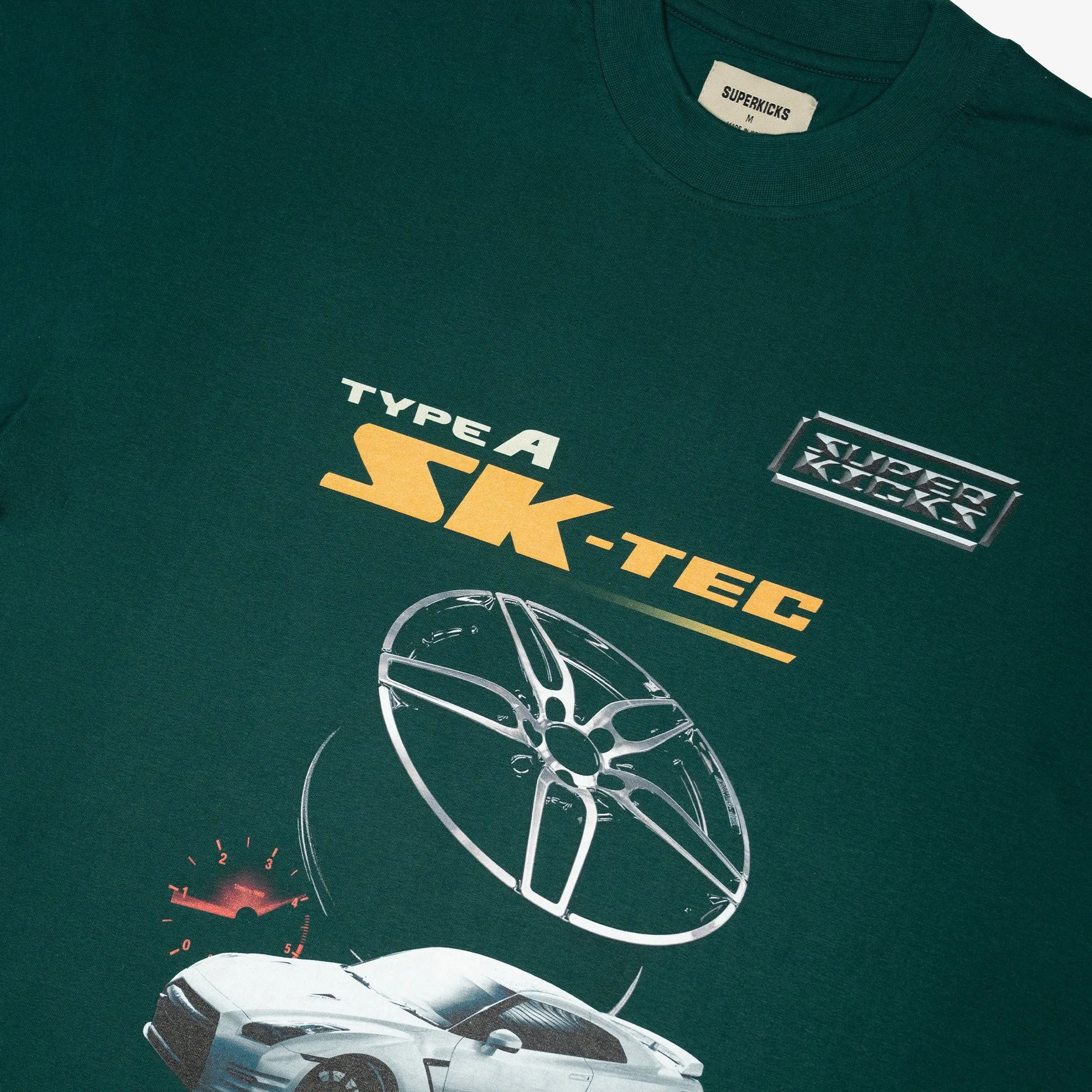 ALLOY WHEELS TEE 'DARK GREEN'