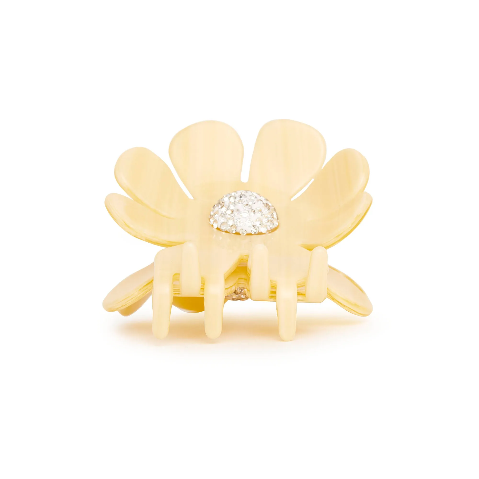 BONE SUNFLOWER CLAW CLIP