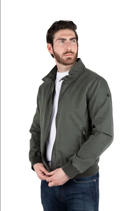 Censured Bomber in Garment Washed Cotton JM6006TCOLY 34 