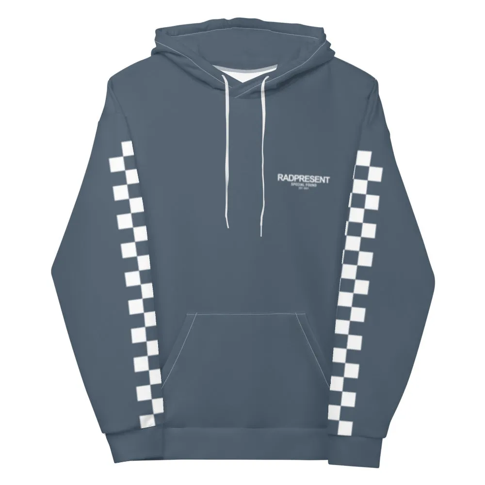 CHECKERED PULLOVER HOODIE