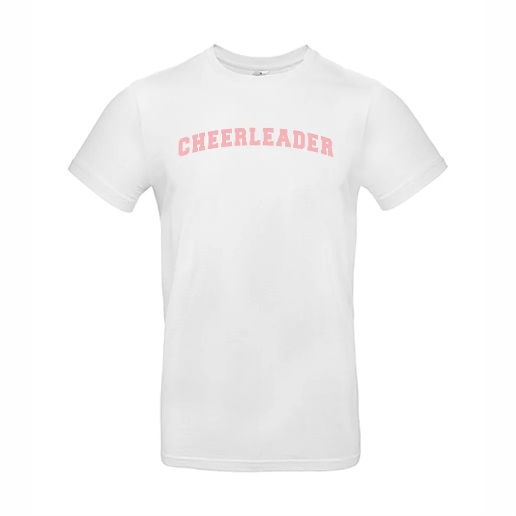 Cheerleader bent t-shirt