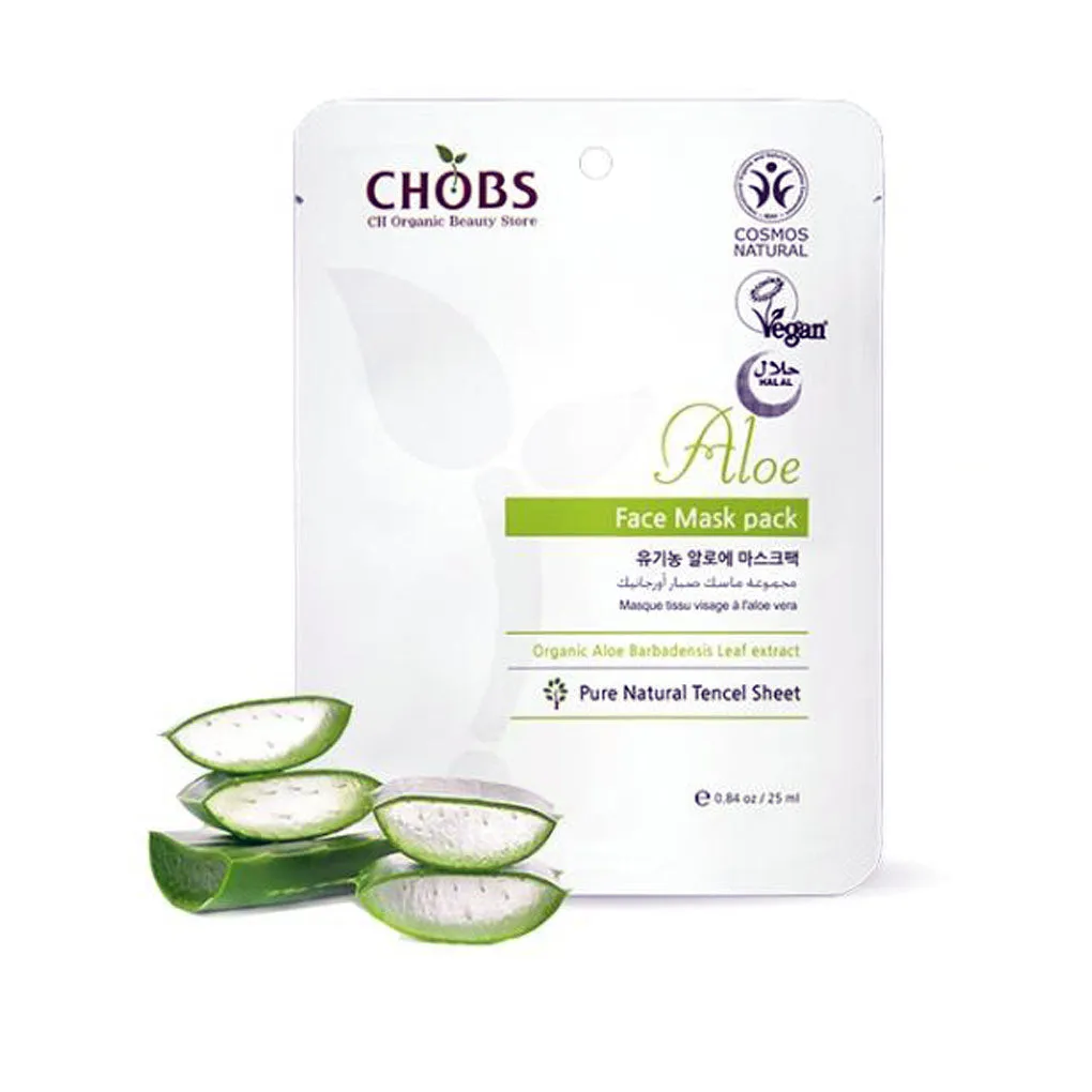 CHOBS Aloe Face Mask pack