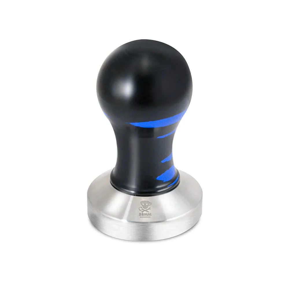 Compressore Professional Espresso Tamp - Distressed Blue & Black