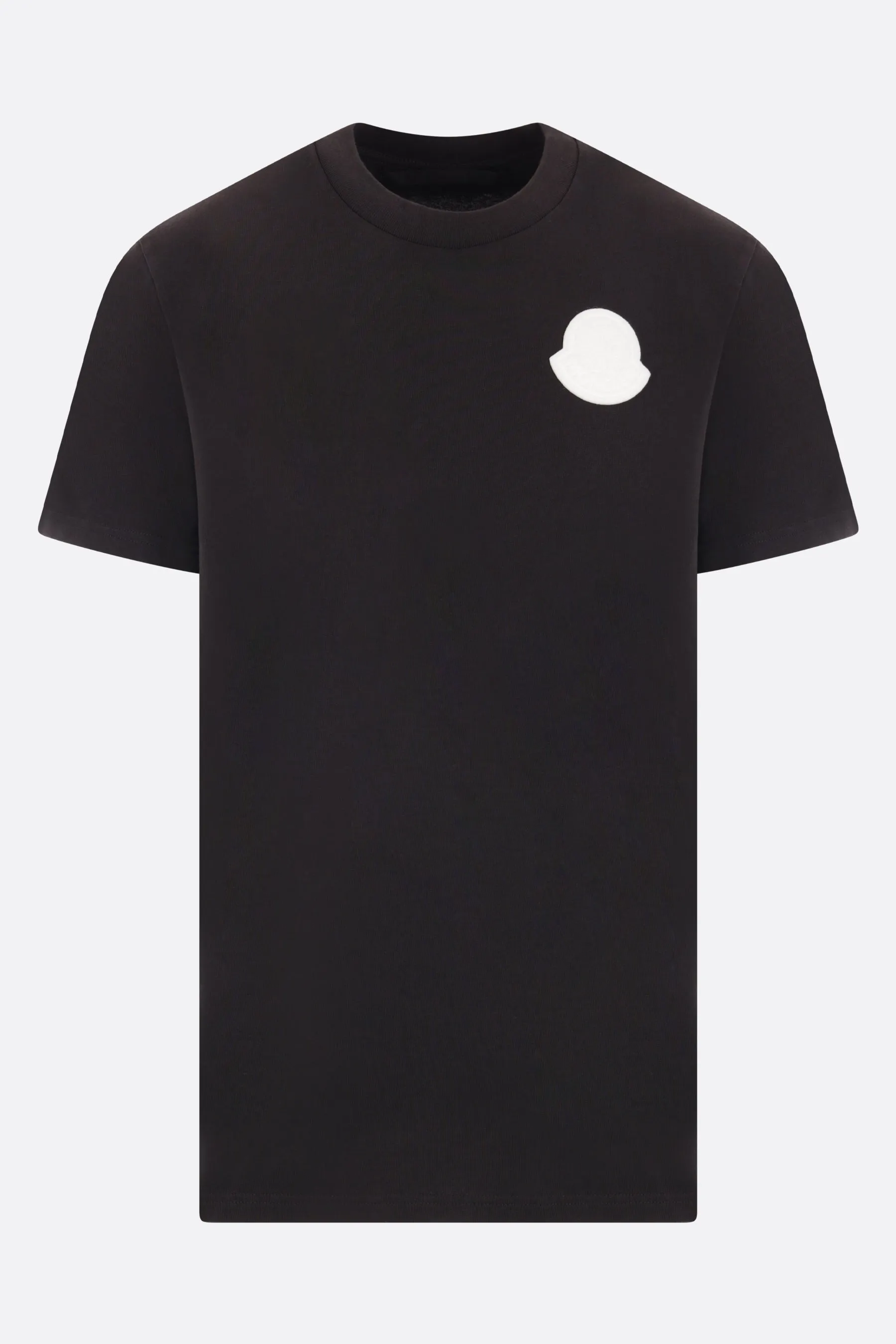 cotton t-shirt with logo patch