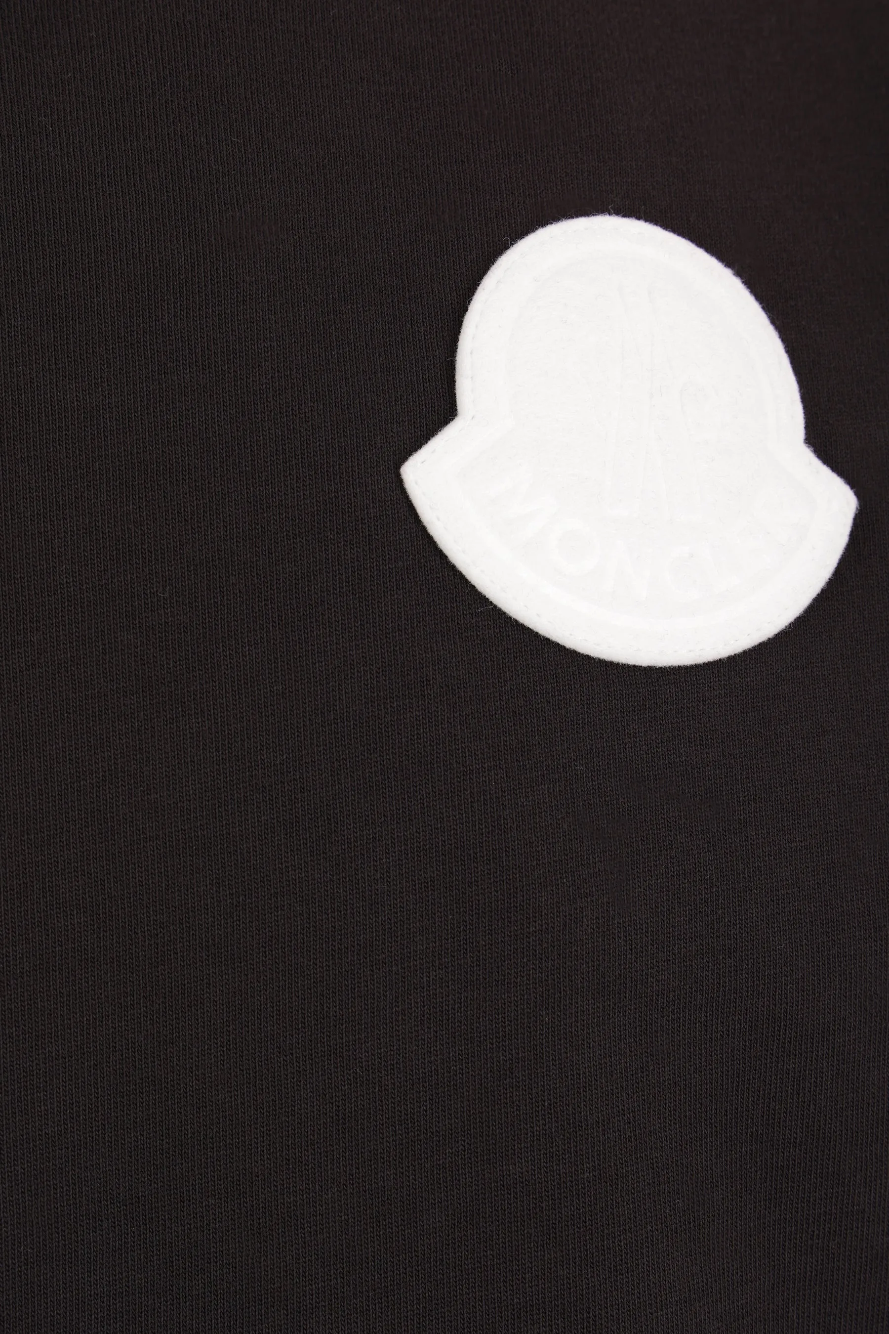 cotton t-shirt with logo patch