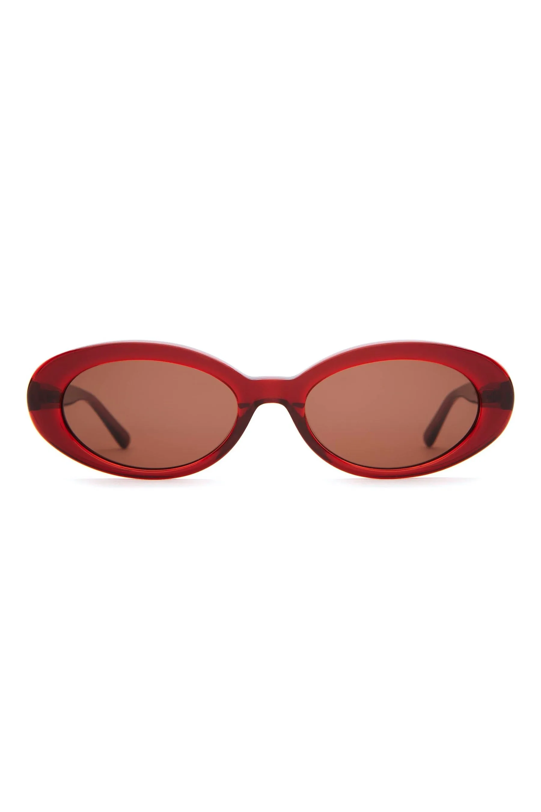 Crystal Black Cherry Sweet Leaf Sunglasses