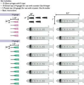 Crystal FX Syringes and Tips Kit, tol1427