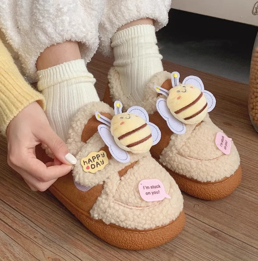 Cute Bee Winter Shoes PN6287