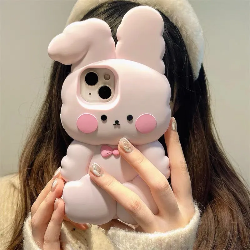 Cute Ears Phone Case for iphone 11/12/12pro/12pro max/13/13pro/13pro max/14/14plus/14pro/14pro max/15/15pro/15pro max PN6617