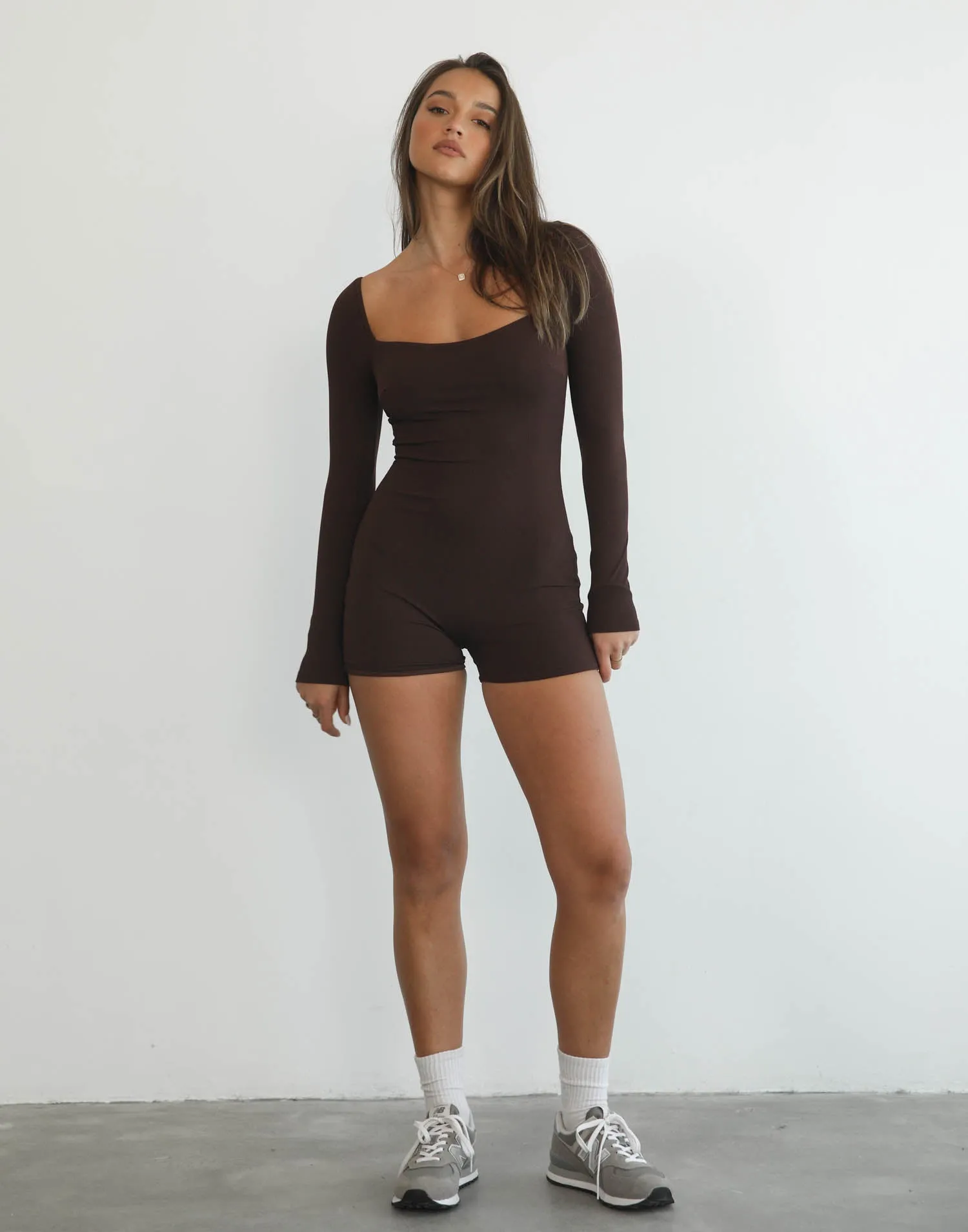 Diaz Playsuit (Cocoa)