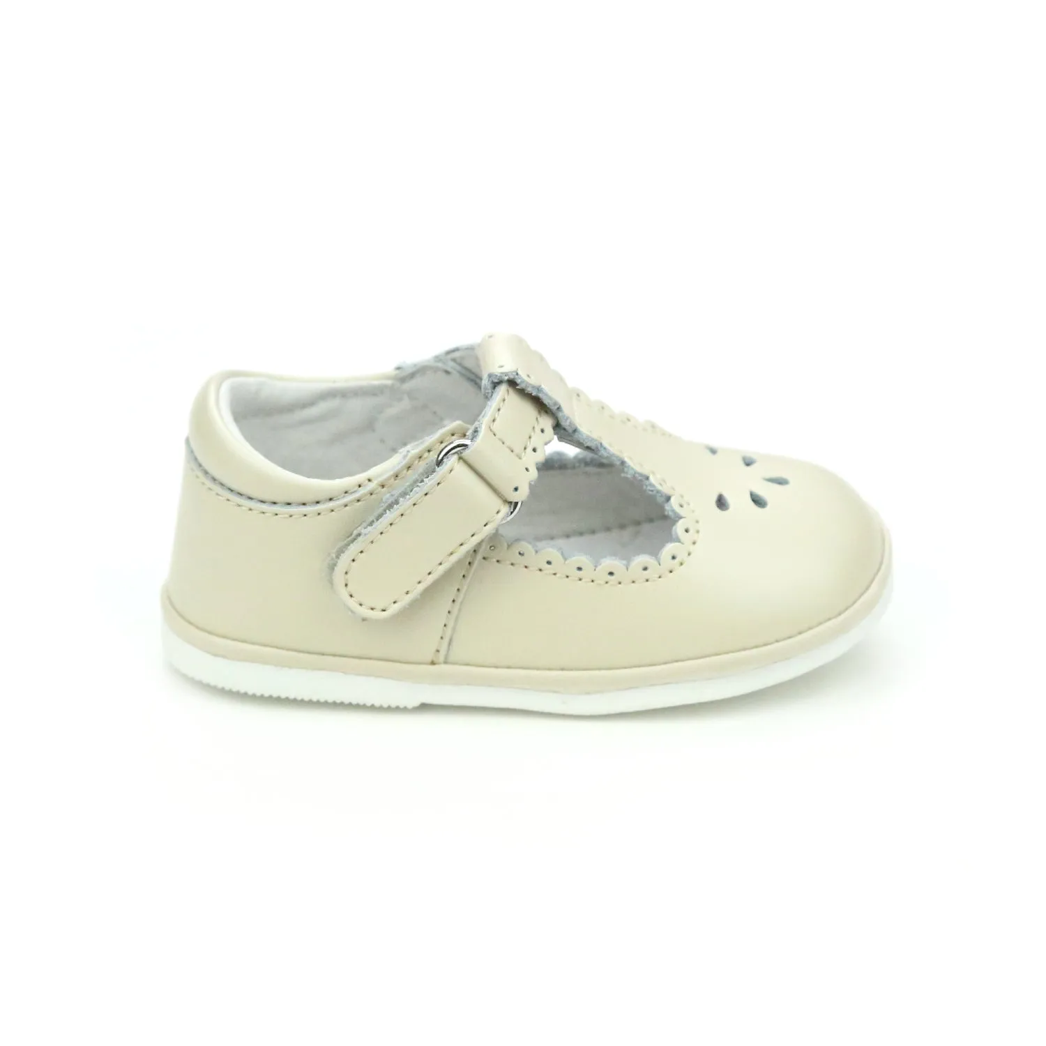 Dottie Scalloped T-Strap Mary Jane (Baby)