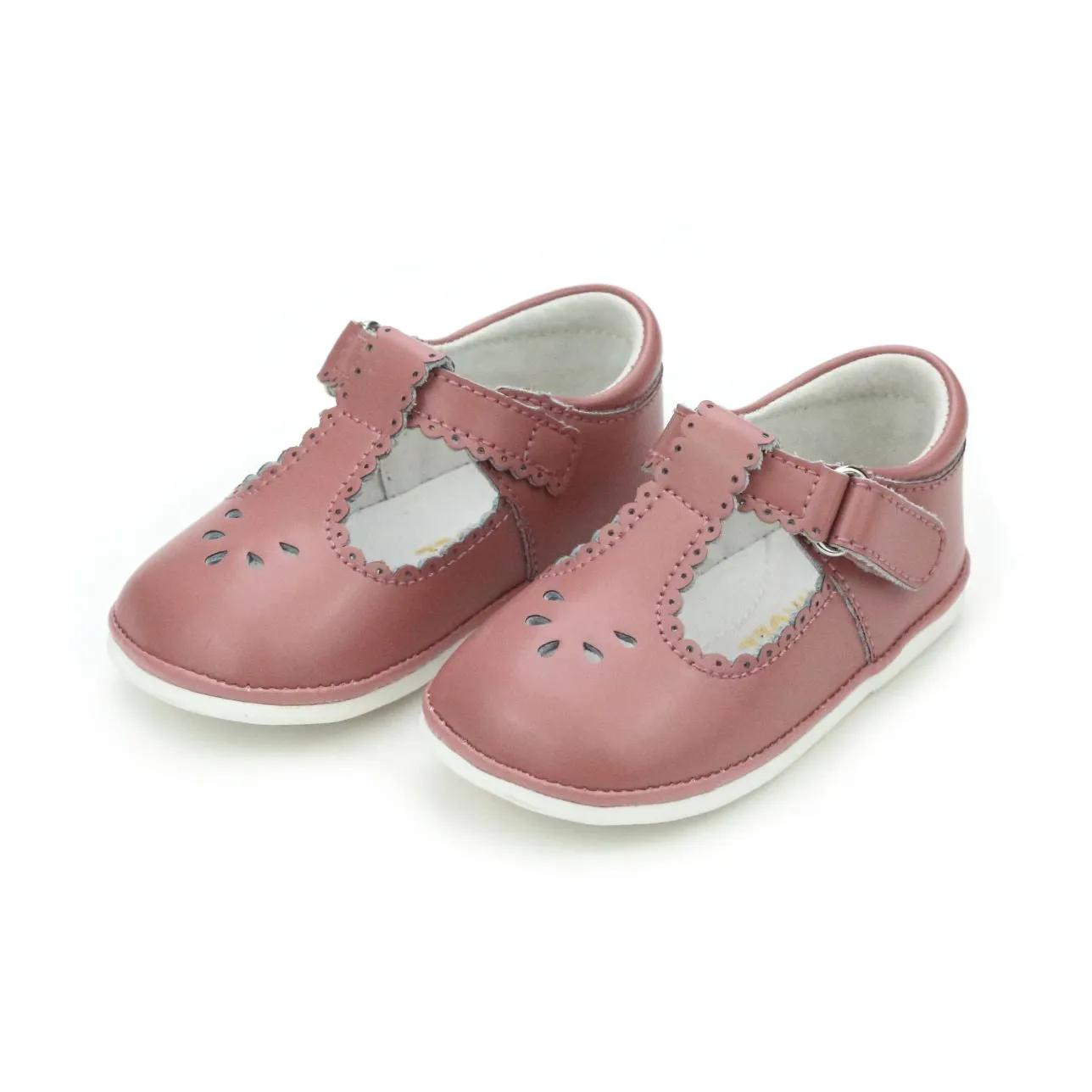 Dottie Scalloped T-Strap Mary Jane (Baby)