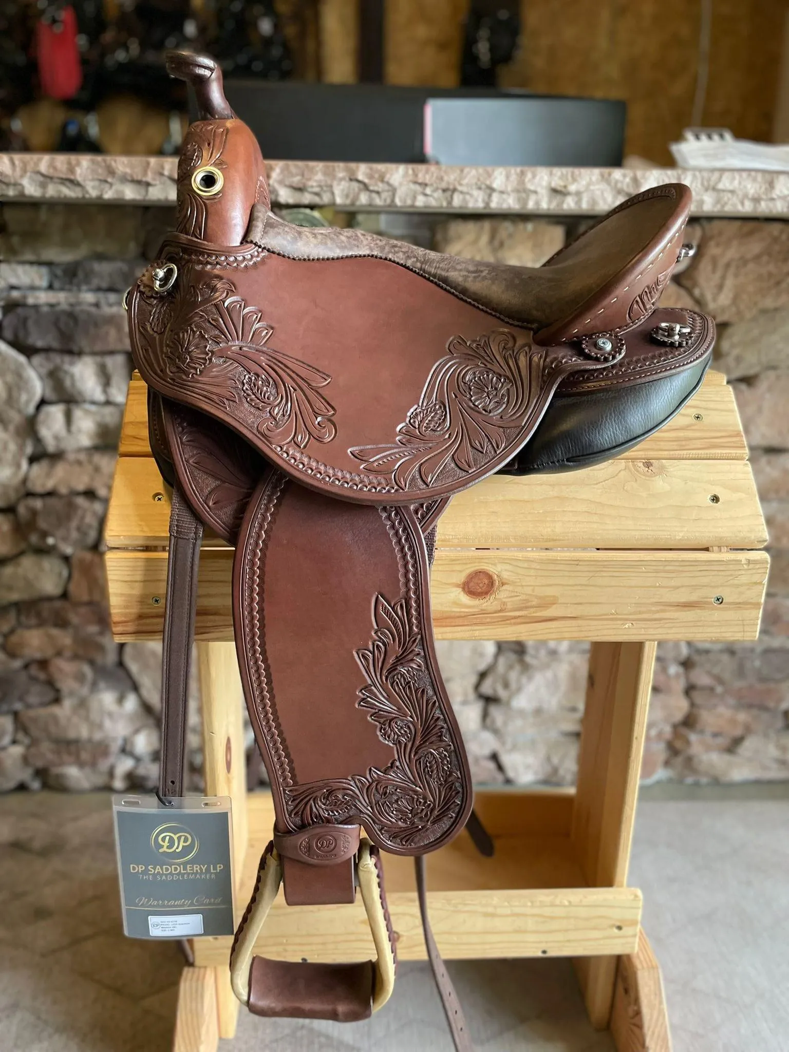 DP Saddlery Quantum Short & Light Western 6159(WD)