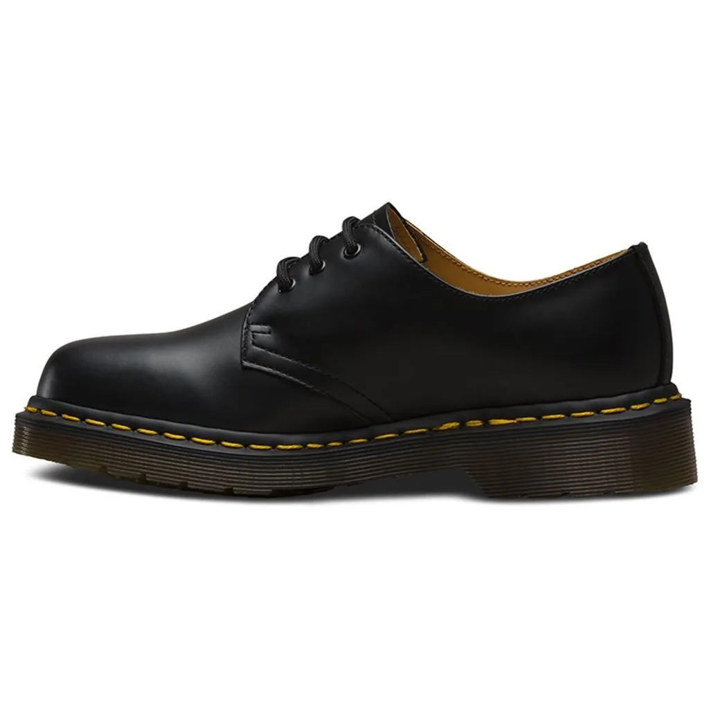 Dr. Martens 1461 3 Eyelet Smooth Black Unisex Shoes - UK 8