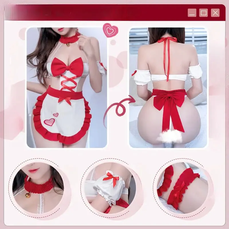 Dreamy Sofi Cute Red Bow Costume ON780