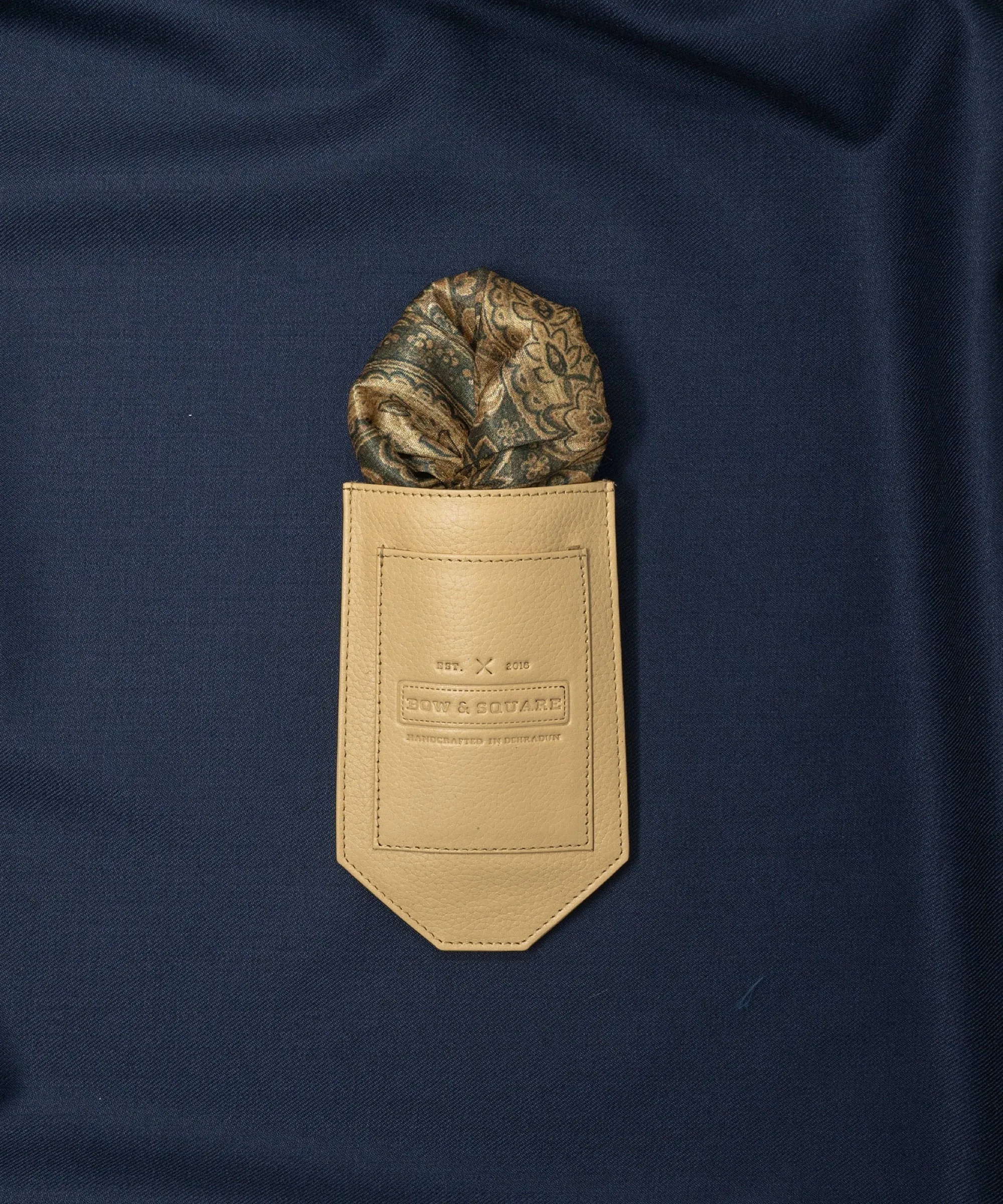 Dull Brown Pocket Square