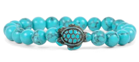 Fahlo Sea Turtle Crystal Blue. Bracelet