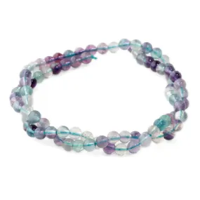 Fluorite 4mm Round A Grade - 15-16 Inch