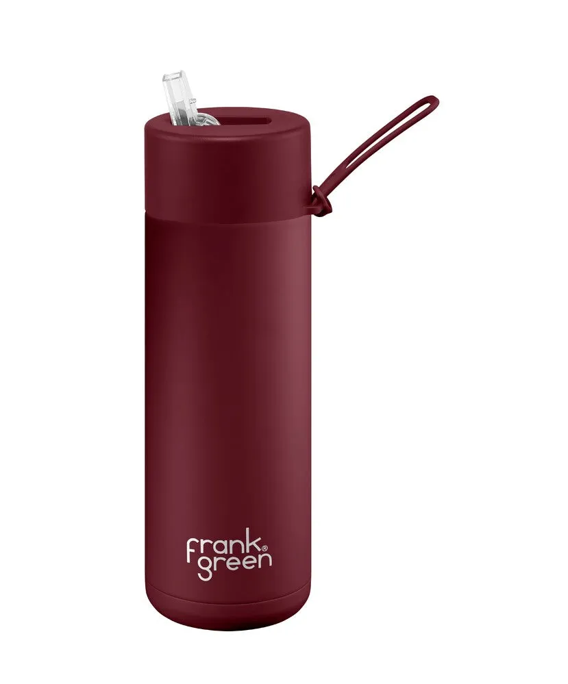 frank green 595ml Ceramic reusable Bottle with Straw Lid 20oz