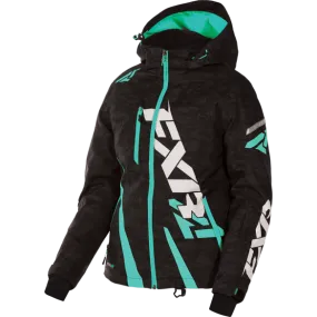 FXR Boost Womens Jacket Black/Digi/Mint