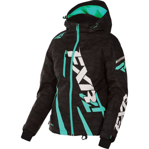 FXR Boost Womens Jacket Black/Digi/Mint