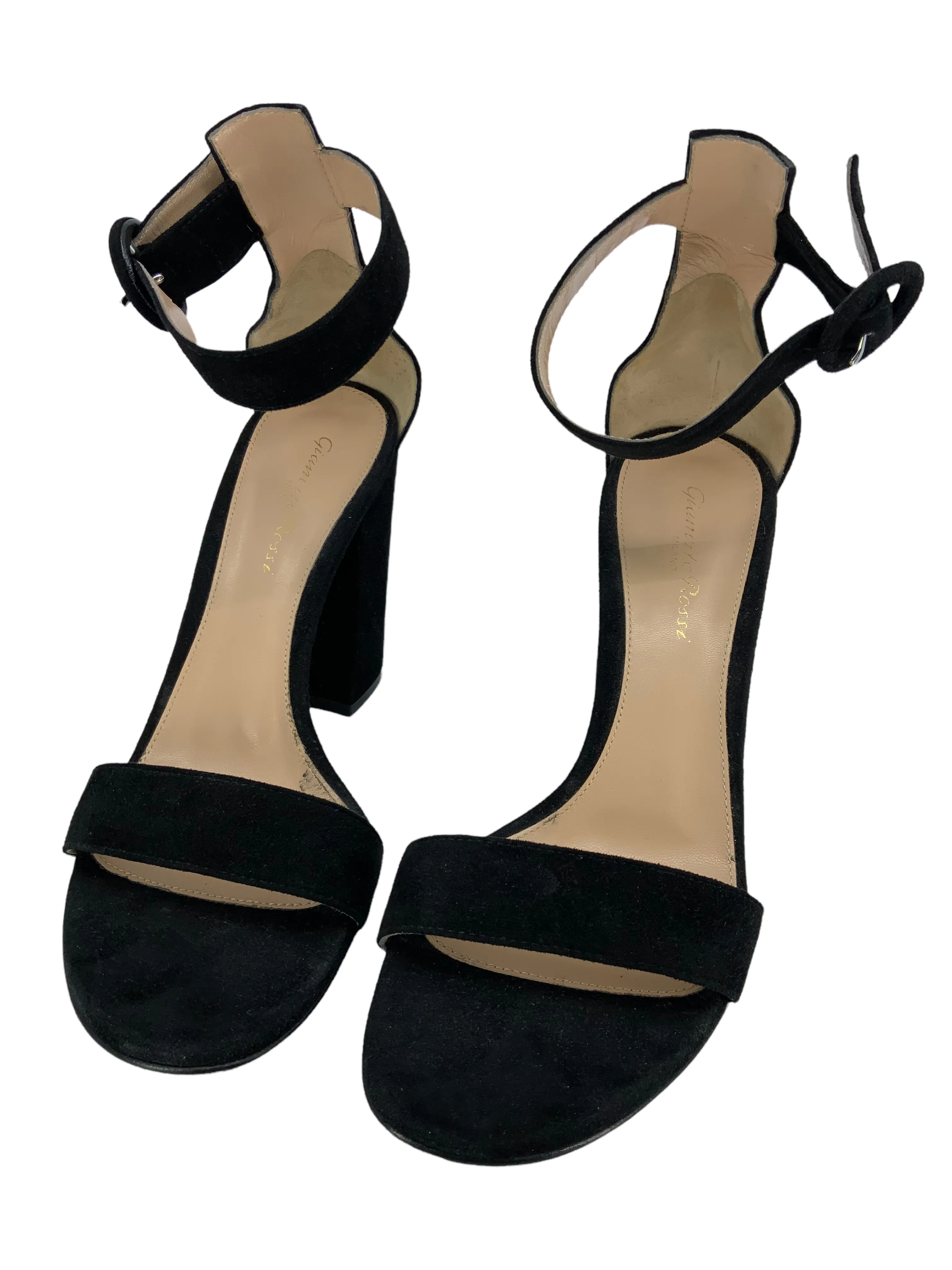 Gianvito Rossi Versilia 100 Suede Sandals Size 8