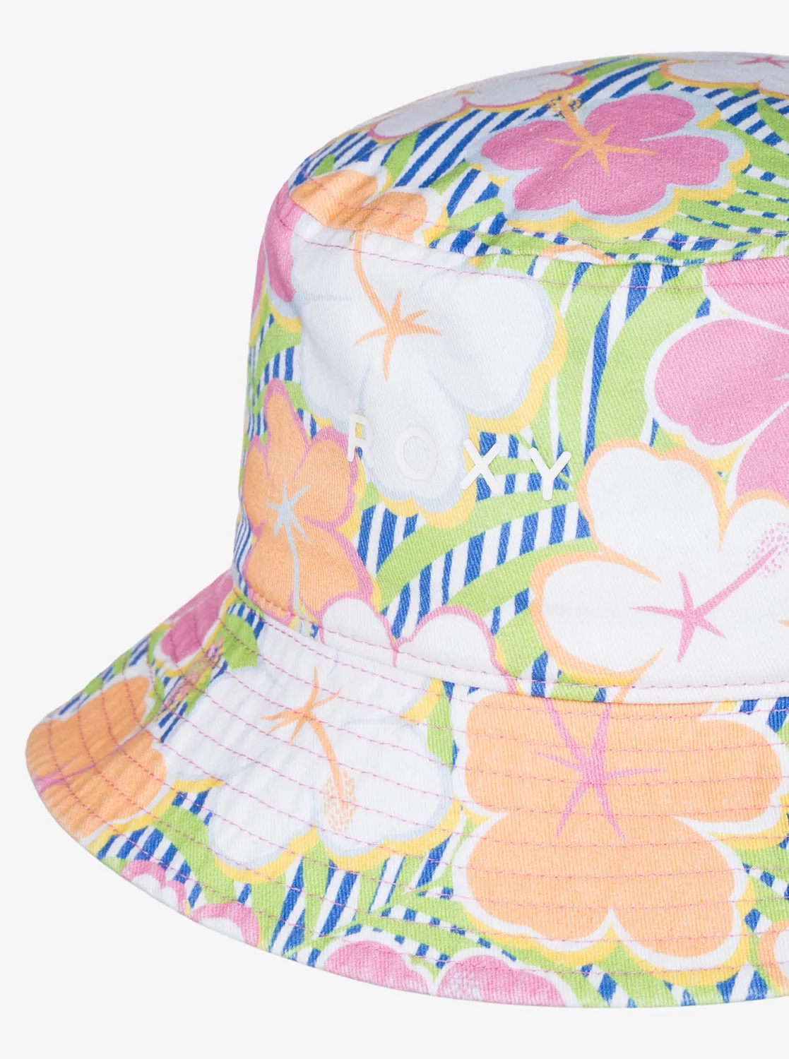 Girls 2-7 Jasmine Paradise Sun Hat - Ultramarine Teenie Flower