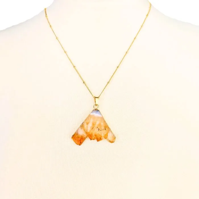 Golden Abundance - Citrine Necklace