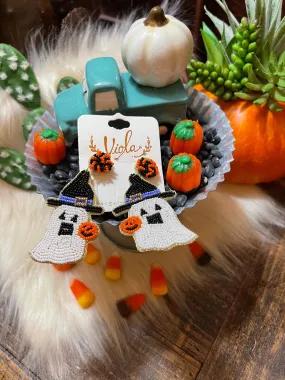 Halloween Beaded earrings