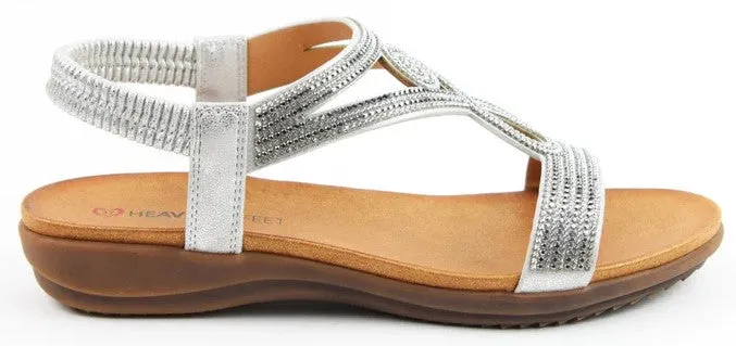 Heavenly Feet Pippa Womens Slip On Sandal