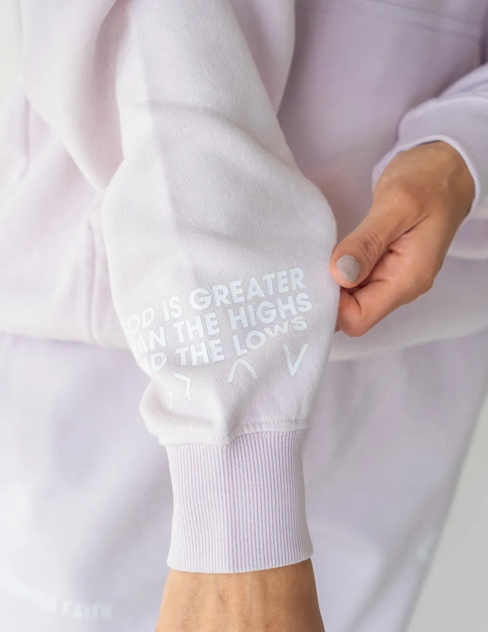 Highs and Lows Purple Unisex Hoodie