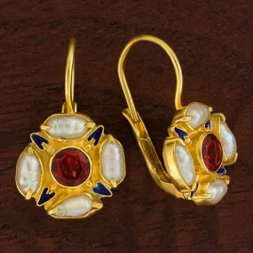 house of anjou garnet earring