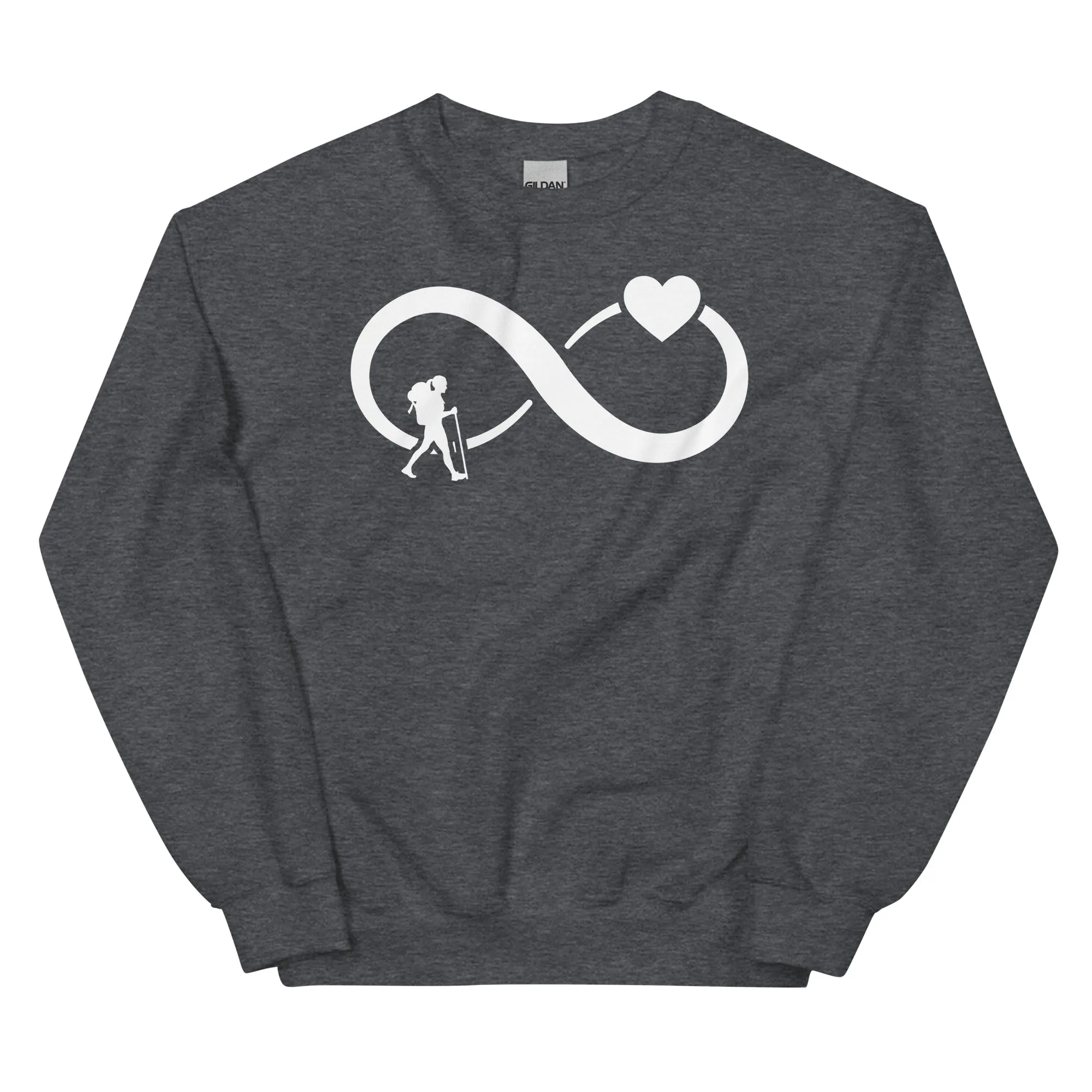 Infinity Heart and Hiking 1 - Sweatshirt (Unisex)