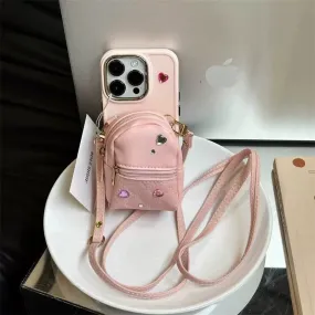 Kawaii Bag Phone Case for iphone 11/11pro/11pro max/12/12mini/12pro/12pro max/13/13pro/13pro max/14/14plus/14pro/14pro max PN6083