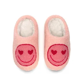 Living Royal Pink Happy Slippers