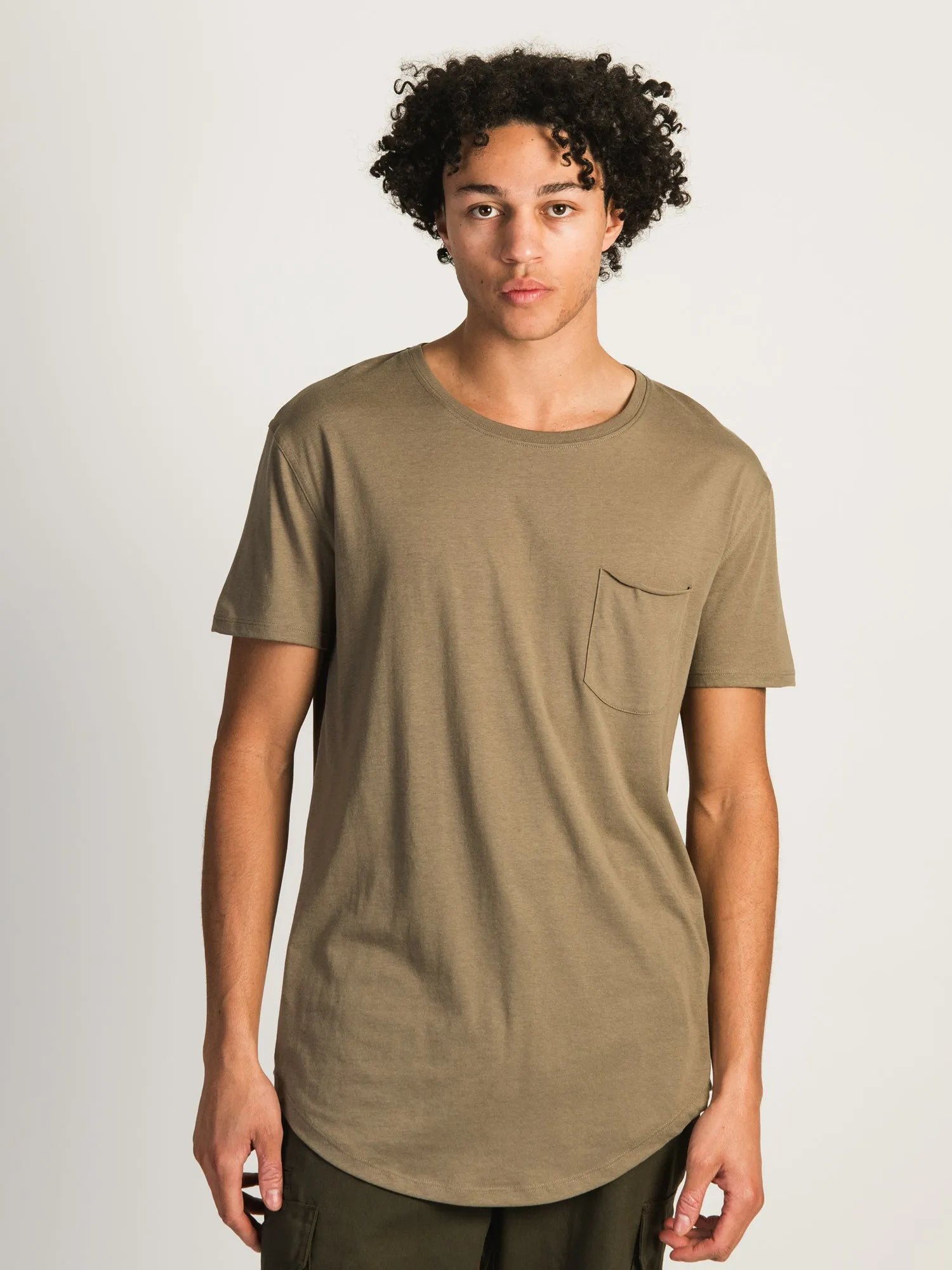 LONGLINE TEE - SAGE