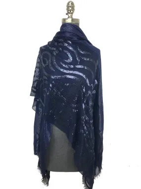 Loro Piana Stola Opposite Sequin Scarf