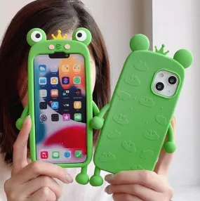 Lovely Frog Phone Case for iphone 11/11pro/11pro max/12/12mini/12pro/12pro max/13/13pro/13pro max/14/14plus/14pro/14pro max PN6209