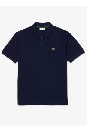 Men's Classic Fit Heavy Cotton Piqué L.12.21 Polo in Navy Blue