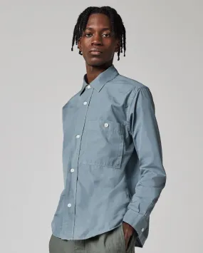 MHL OVERALL COMPACT SHIRT / DUSTY BLUE