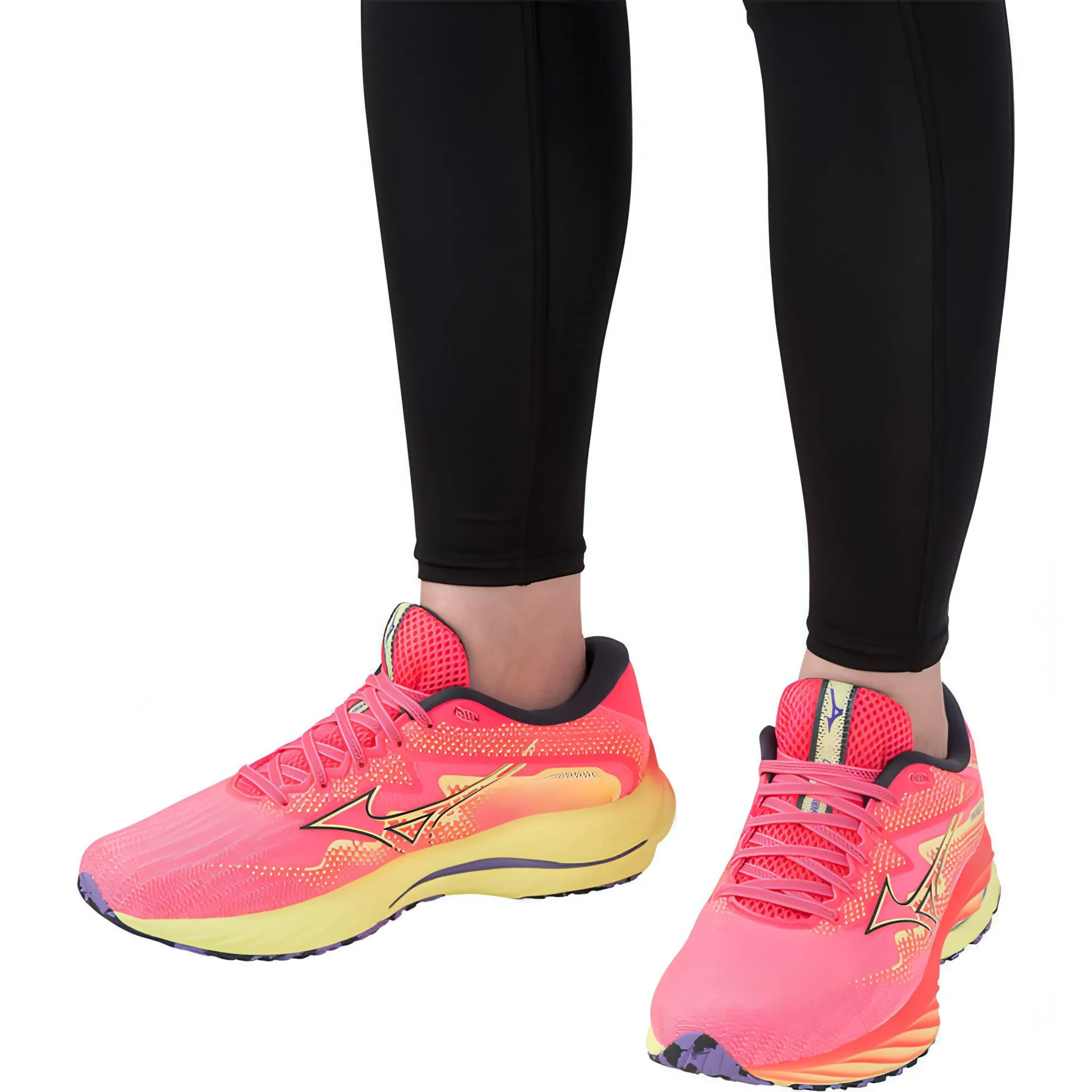 Mizuno Wave Rider 27 Womens Running Shoes - Pink