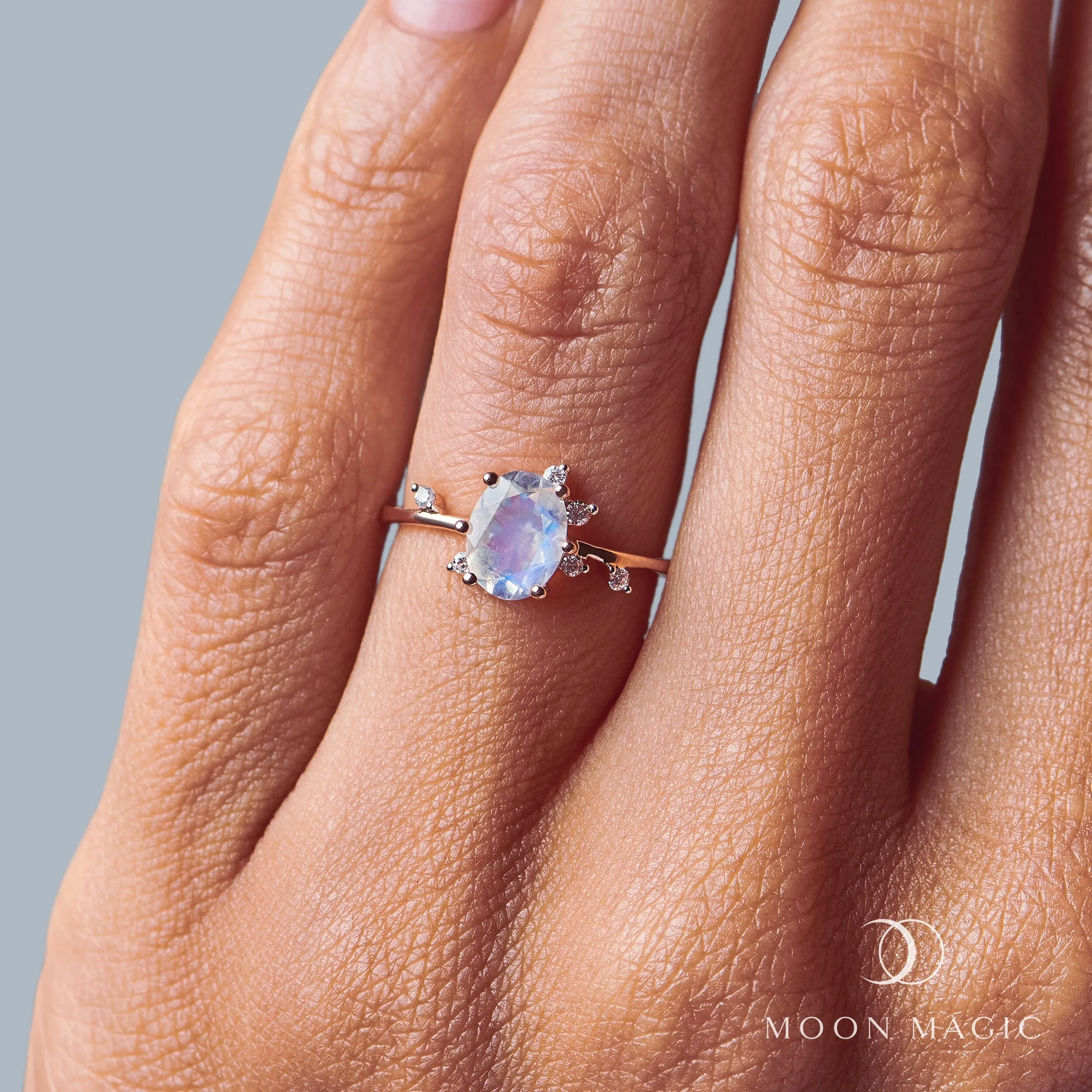 Moonstone Diamond Ring - Muse