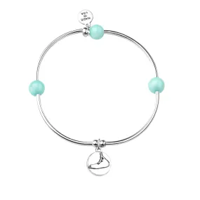 Nantucket | Bangle Charm Bracelet | Tiffany Blue - Serenity